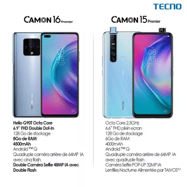 Camon 16 Premier VS Camon 15 Premier