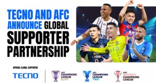 Tecno et Asian Football Confederation