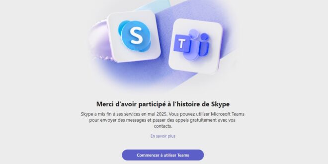 Skype ferme