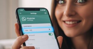 Réservation nom utilisateur WhatsApp