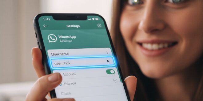 Réservation nom utilisateur WhatsApp