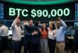 Bitcoin à 90 000 dollars