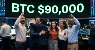 Bitcoin à 90 000 dollars