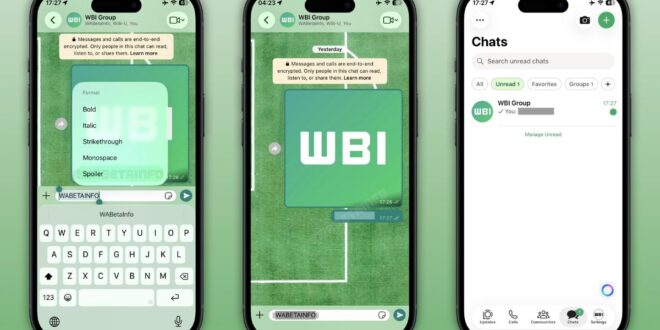 Sécurité WhatsApp mot de passe