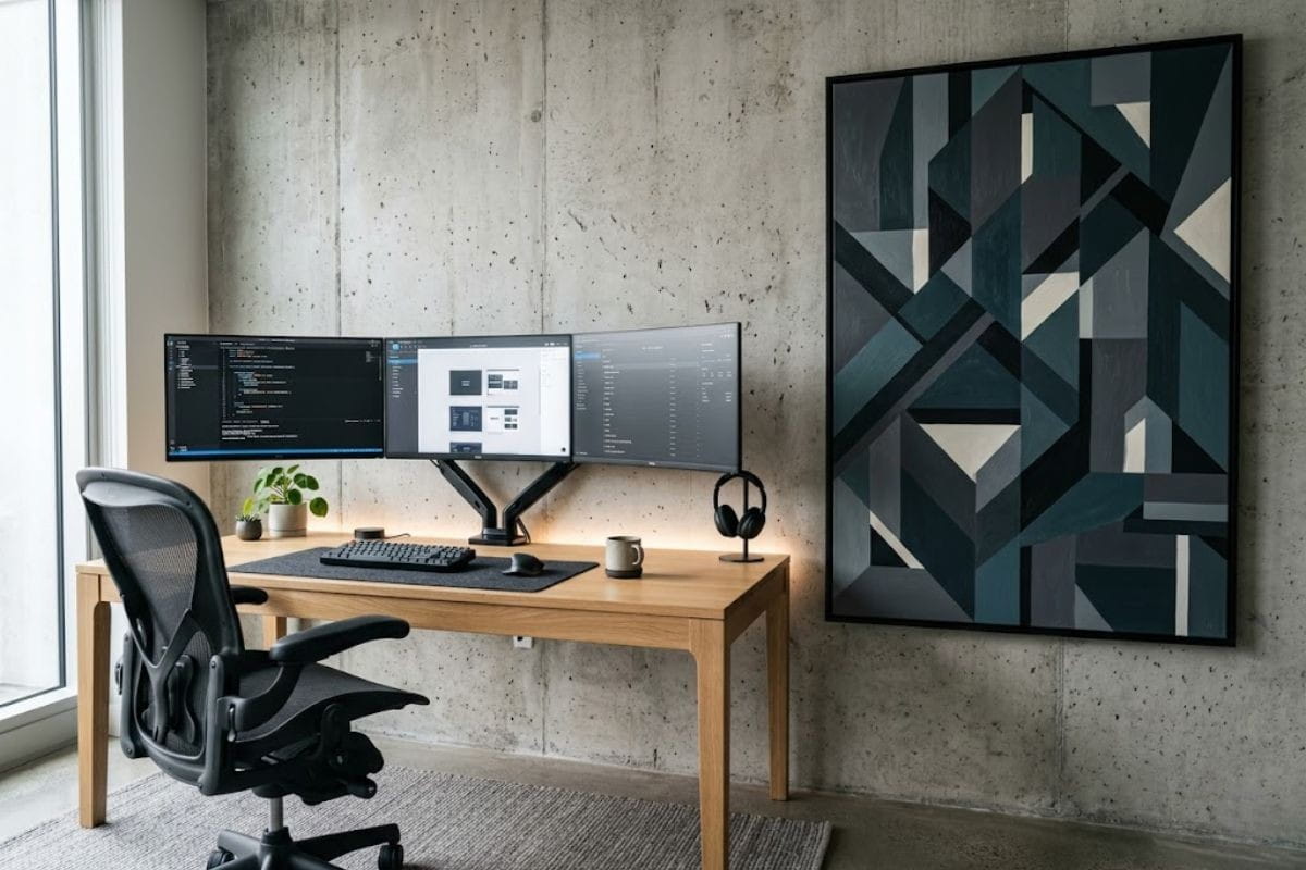 Bureau tech décoration