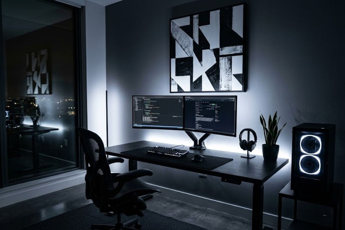 Bureau tech décoration