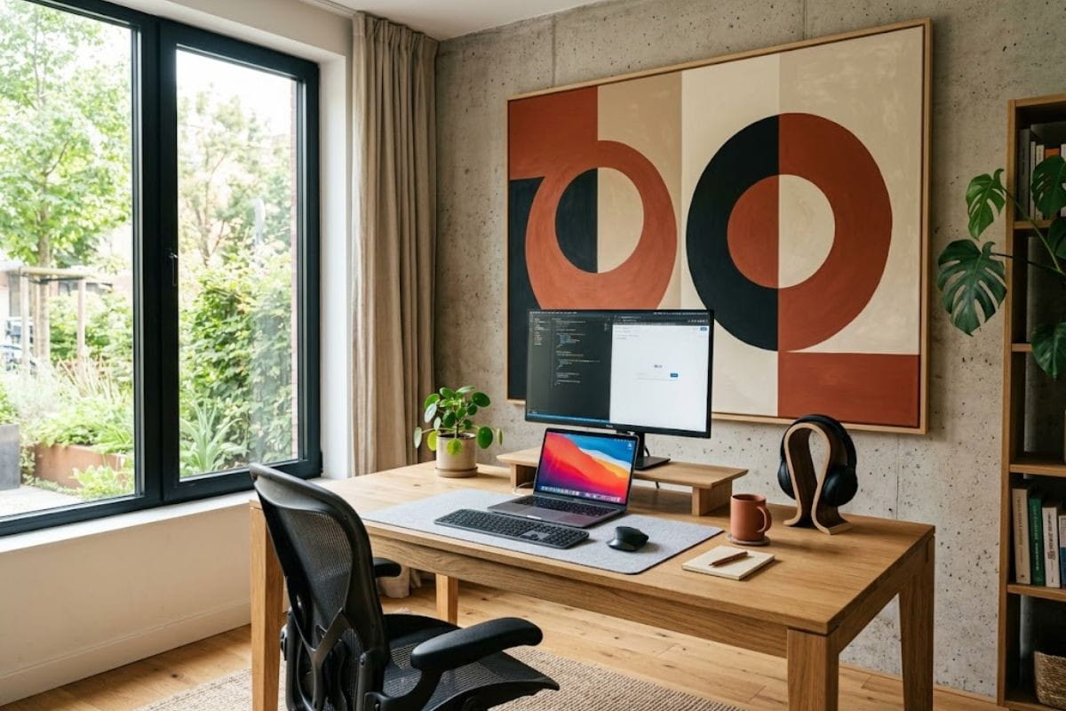 Bureau tech décoration