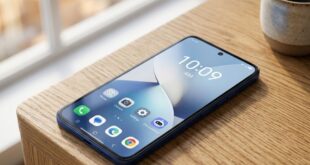 Un Tecno Spark 50 sur une table
