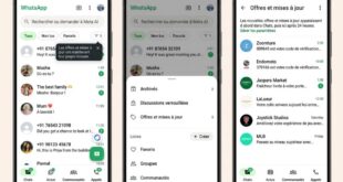 WhatsApp test un dossier dédié pour classer les messages des grandes entreprises